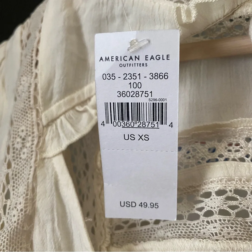 NWT American Eagle High Neck Cut Out Top